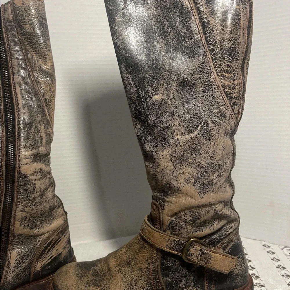 BED|STU Genuine Leather Women's Boots size 7 US - Picture 2 of 9